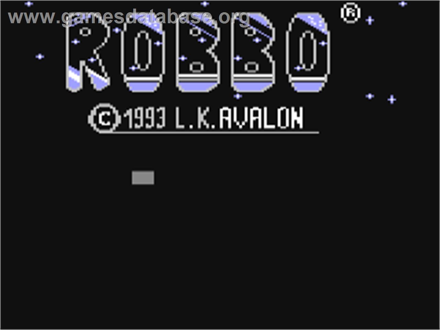 Robbo - Commodore 64 - Artwork - Title Screen