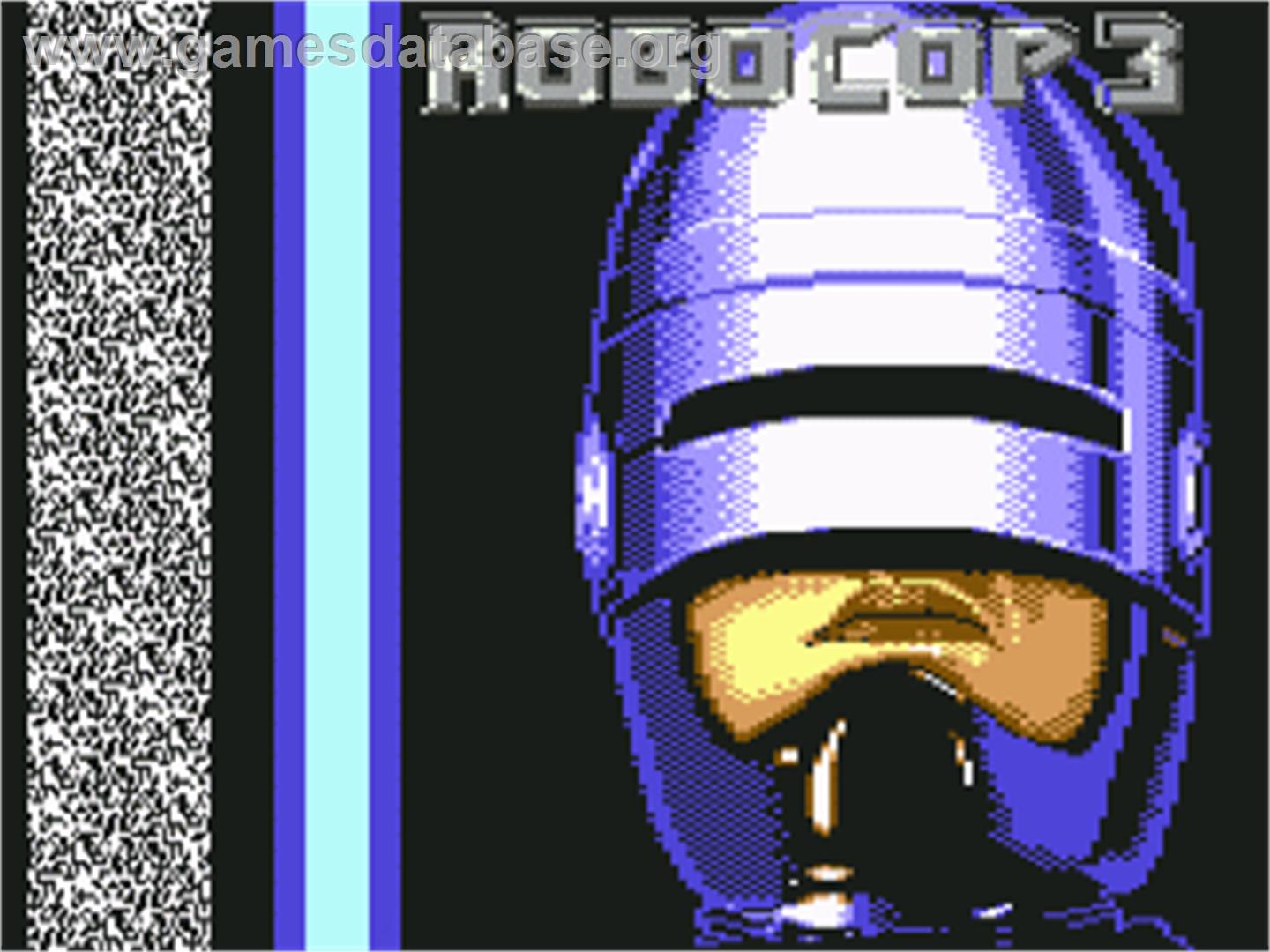 Robocop 3 - Commodore 64 - Artwork - Title Screen