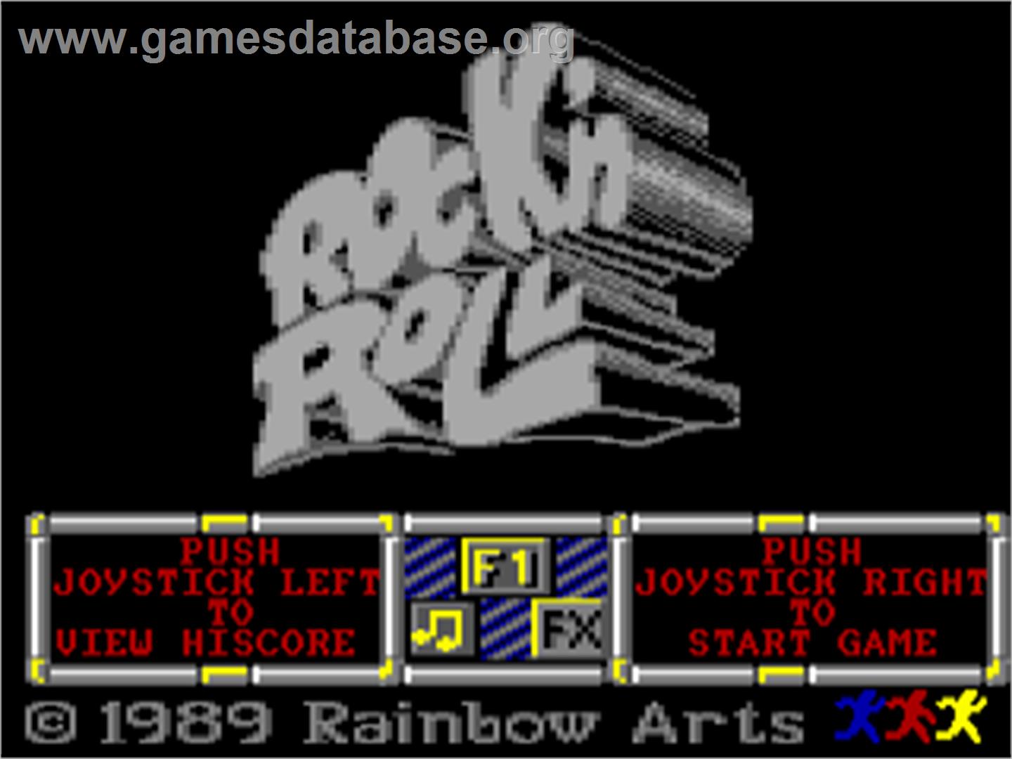 Rock 'n Roll - Commodore 64 - Artwork - Title Screen