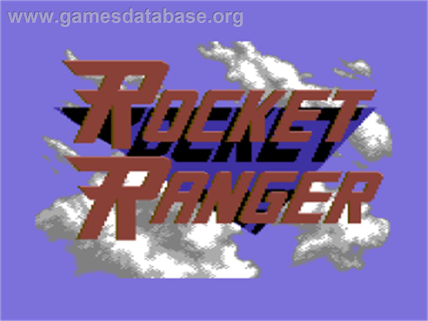 Rocket Ranger - Commodore 64 - Artwork - Title Screen