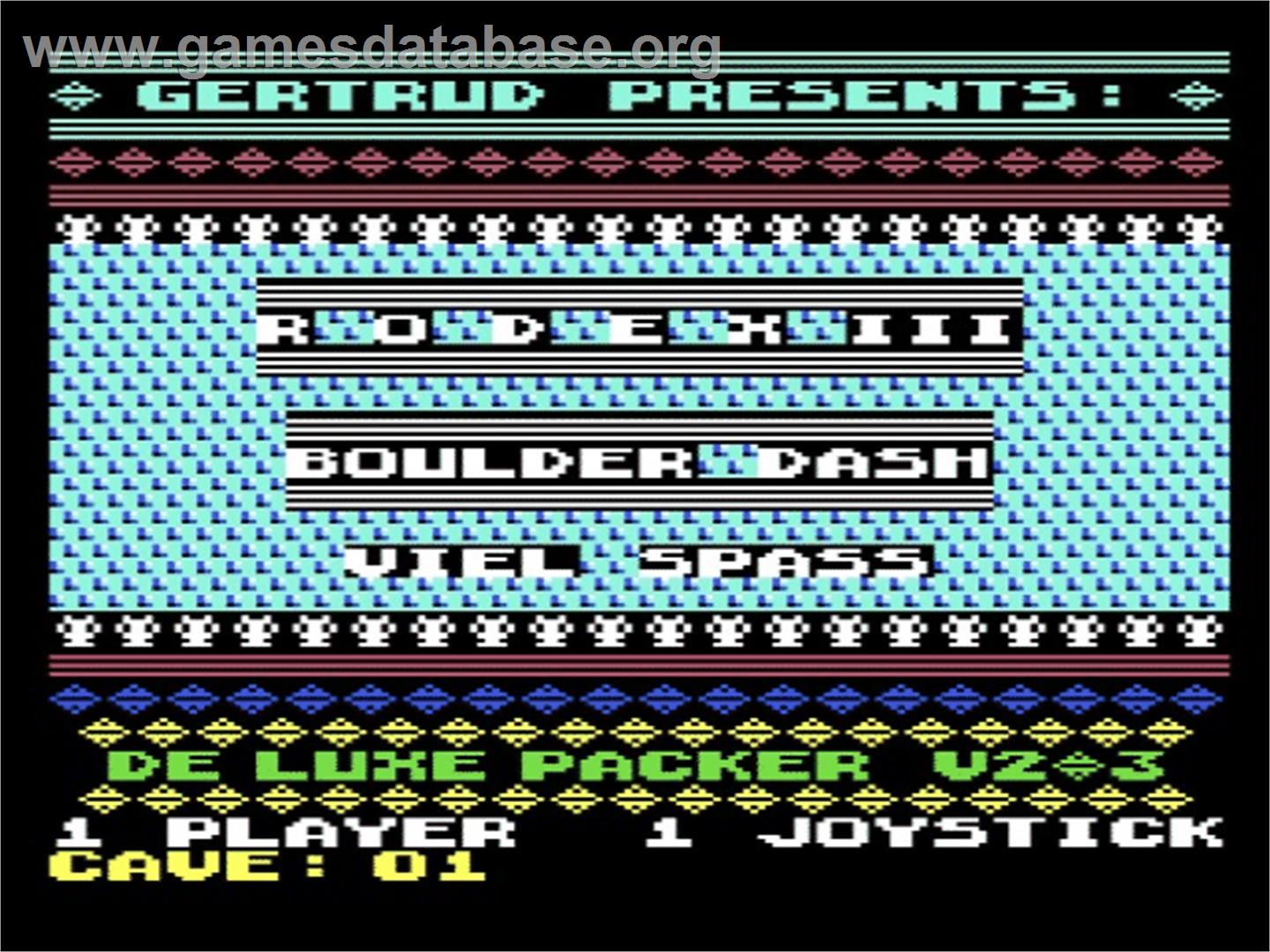 Rodex 3 - Commodore 64 - Artwork - Title Screen