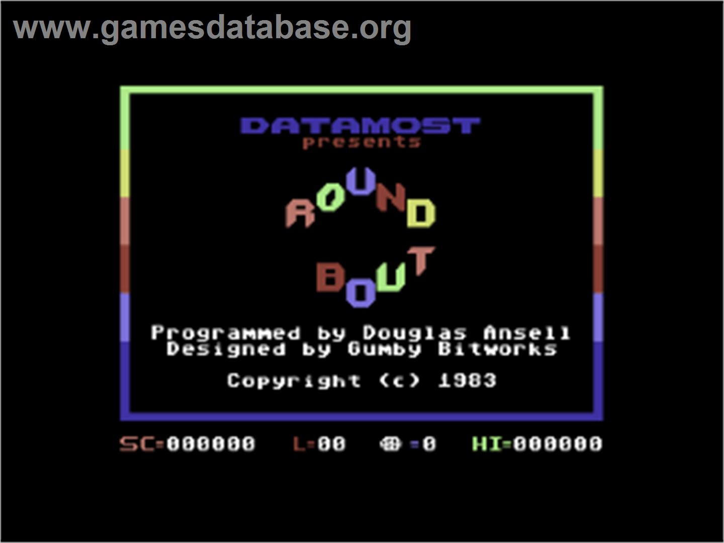 Round About - Commodore 64 - Artwork - Title Screen