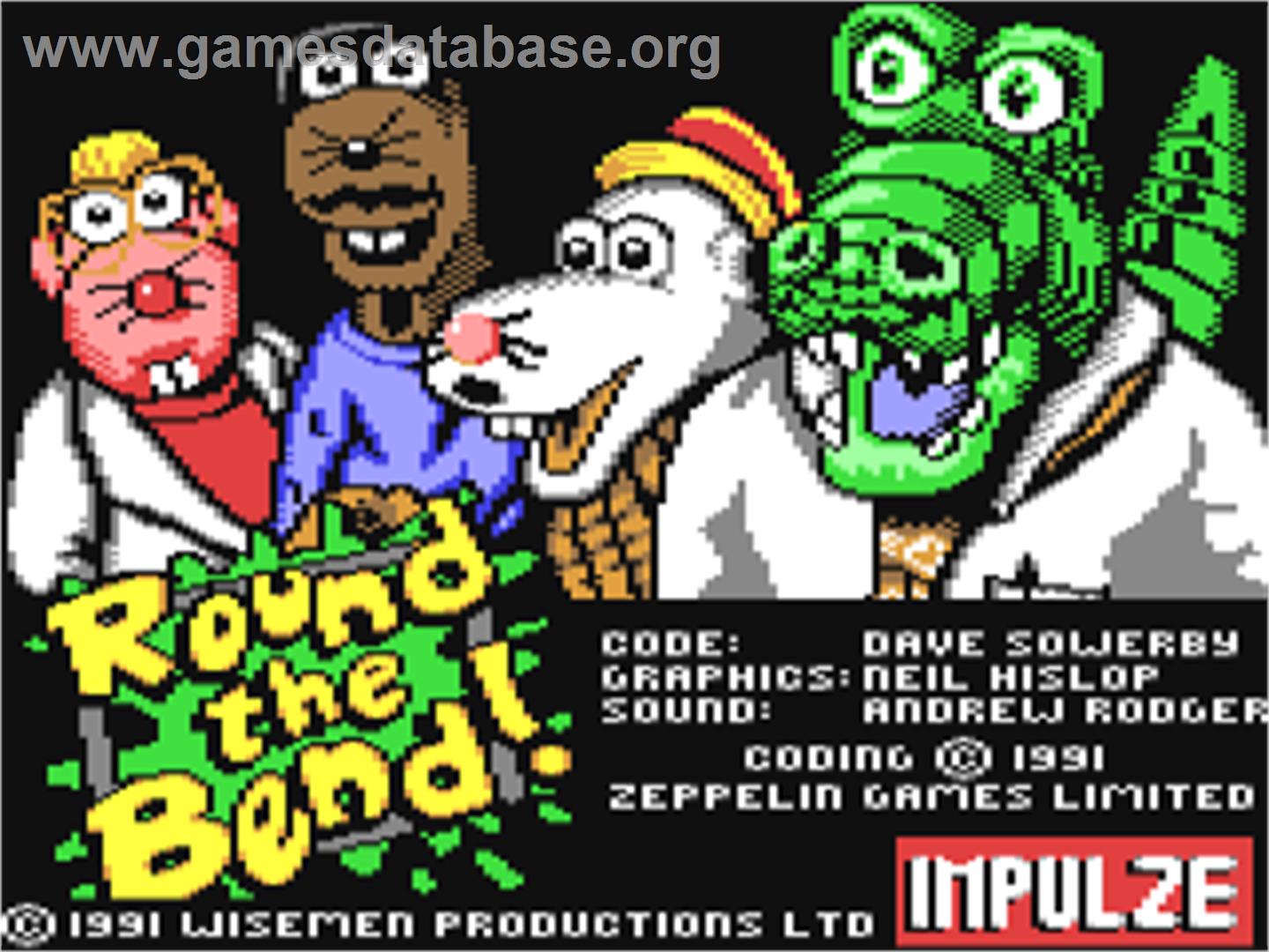Round the Bend! - Commodore 64 - Artwork - Title Screen