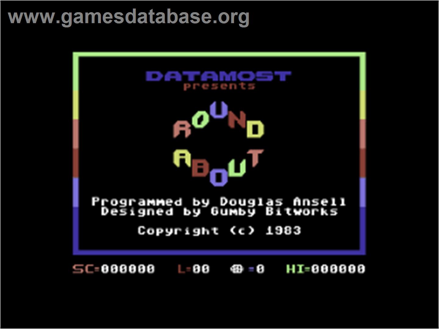 Roundabout - Commodore 64 - Artwork - Title Screen