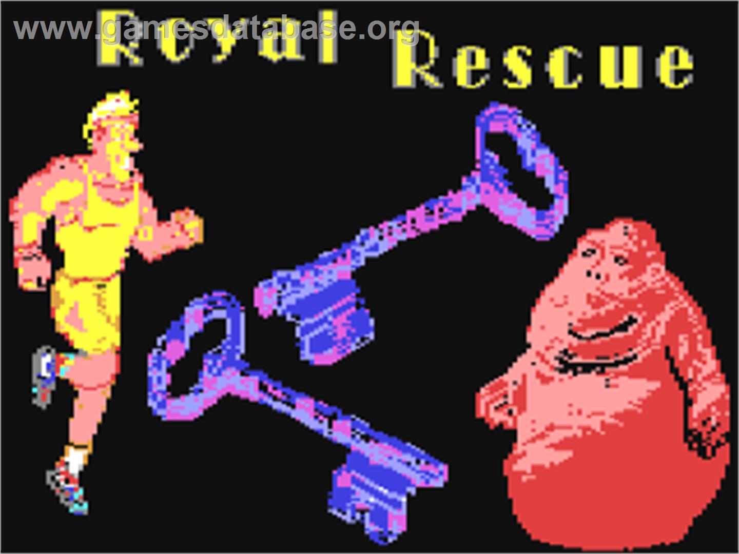 Royal Rescue - Commodore 64 - Artwork - Title Screen