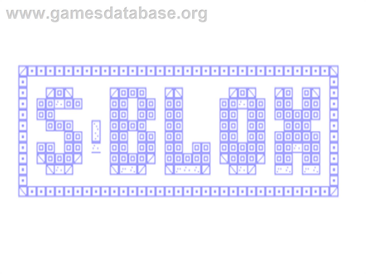 S-Blox - Commodore 64 - Artwork - Title Screen