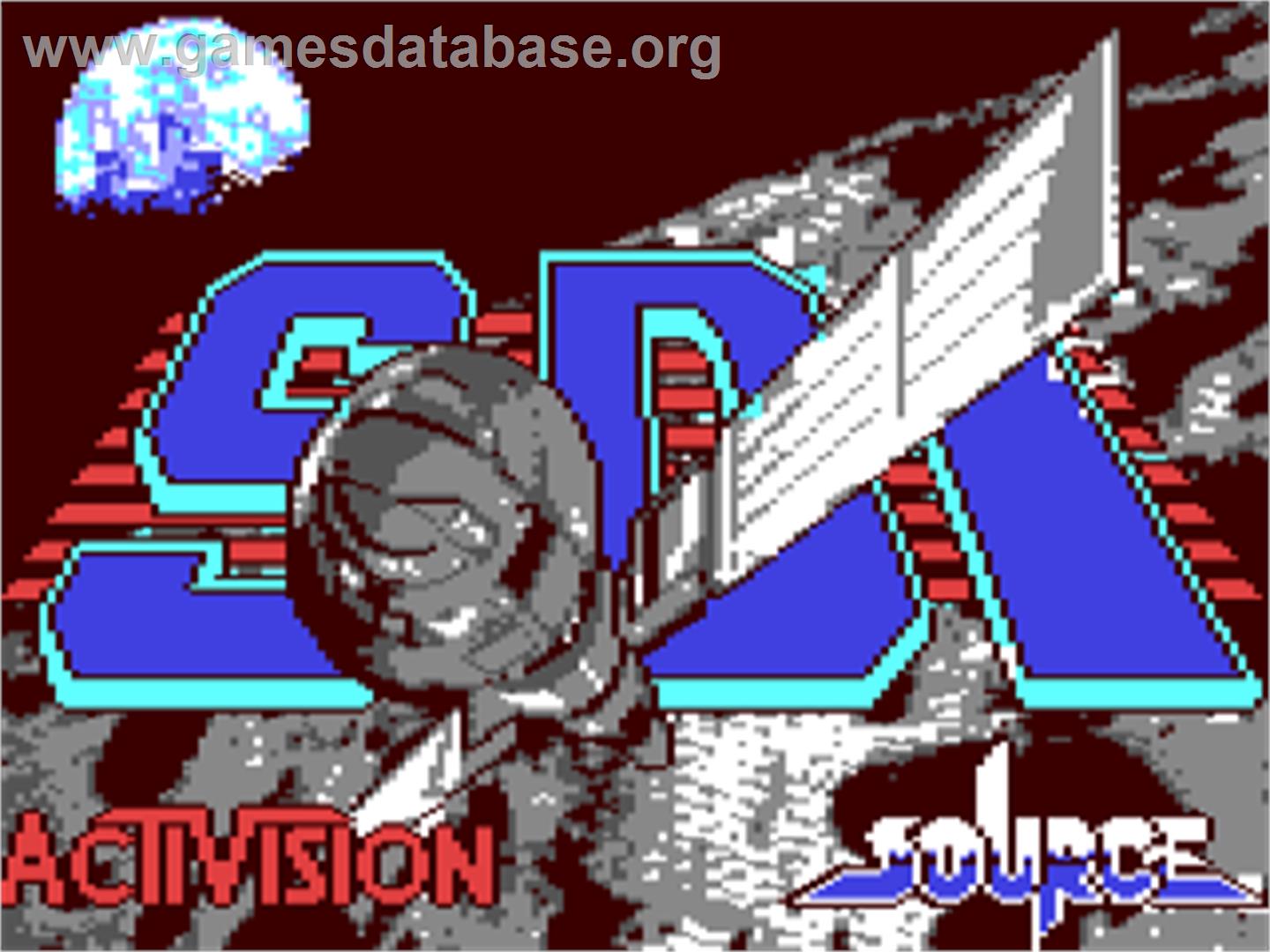 S.D.I. - Commodore 64 - Artwork - Title Screen