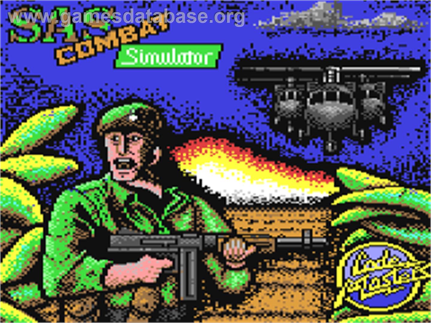 SAS Combat Simulator - Commodore 64 - Artwork - Title Screen