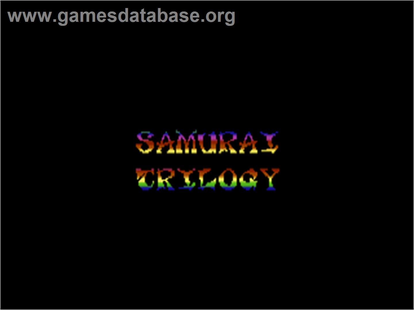 Samurai Trilogy - Commodore 64 - Artwork - Title Screen