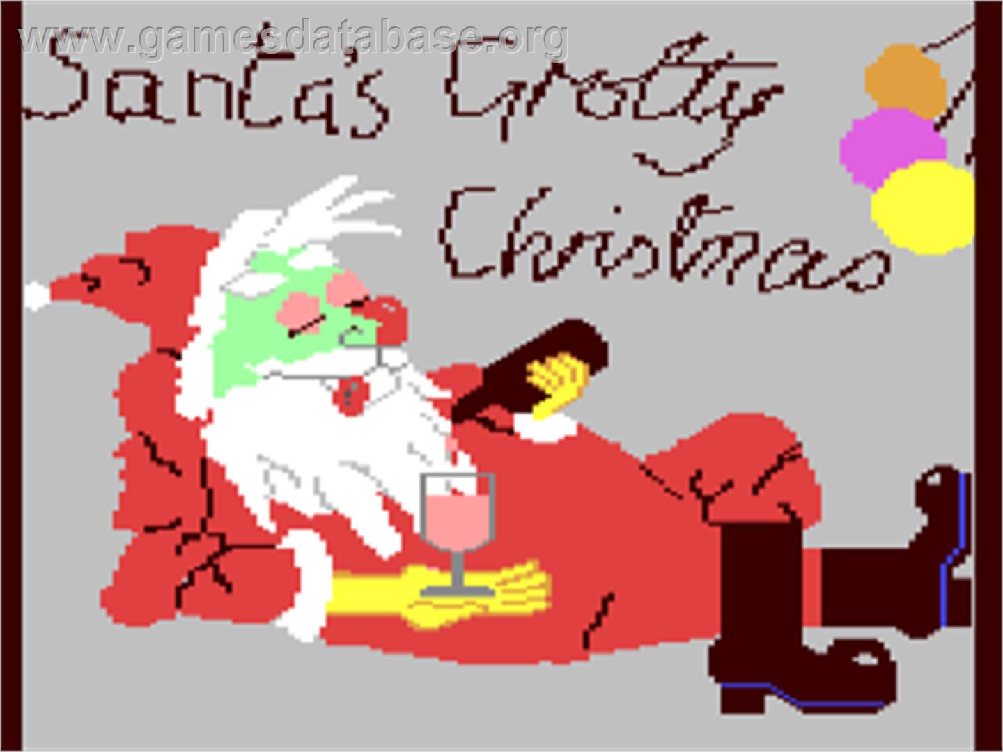 Santa's Grotty Christmas - Commodore 64 - Artwork - Title Screen