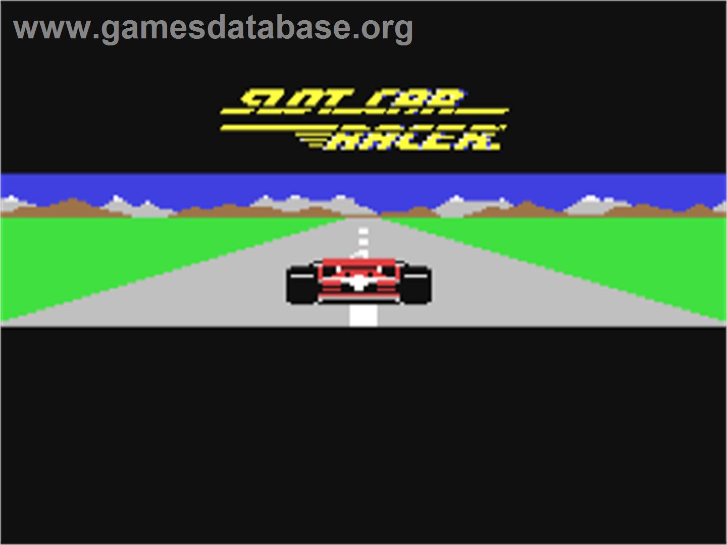 Scalextric - Commodore 64 - Artwork - Title Screen