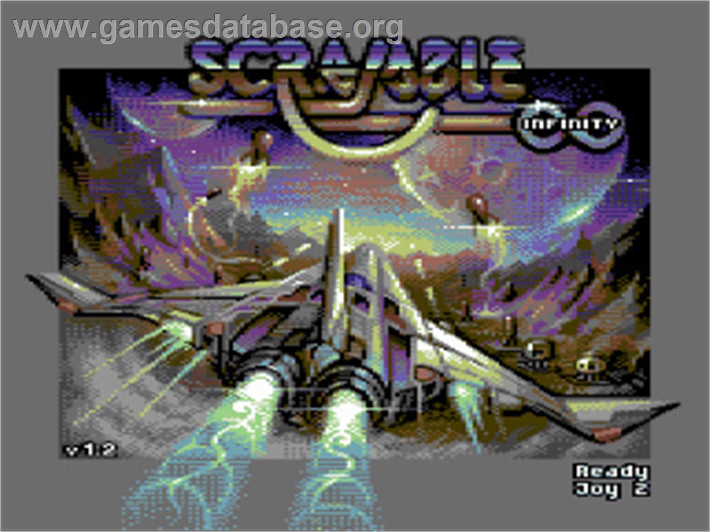 Scramble Infinity - Commodore 64 - Artwork - Title Screen