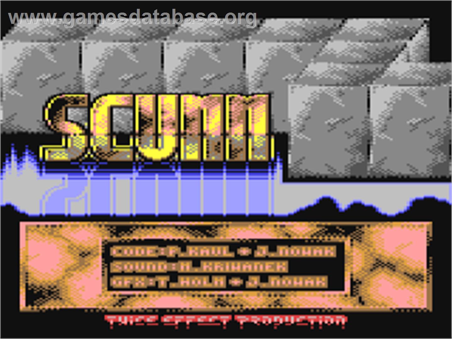 Scumm - Commodore 64 - Artwork - Title Screen