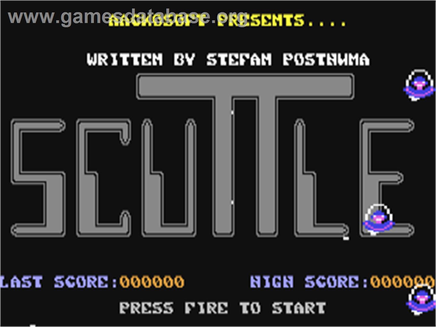 Scuttle - Commodore 64 - Artwork - Title Screen