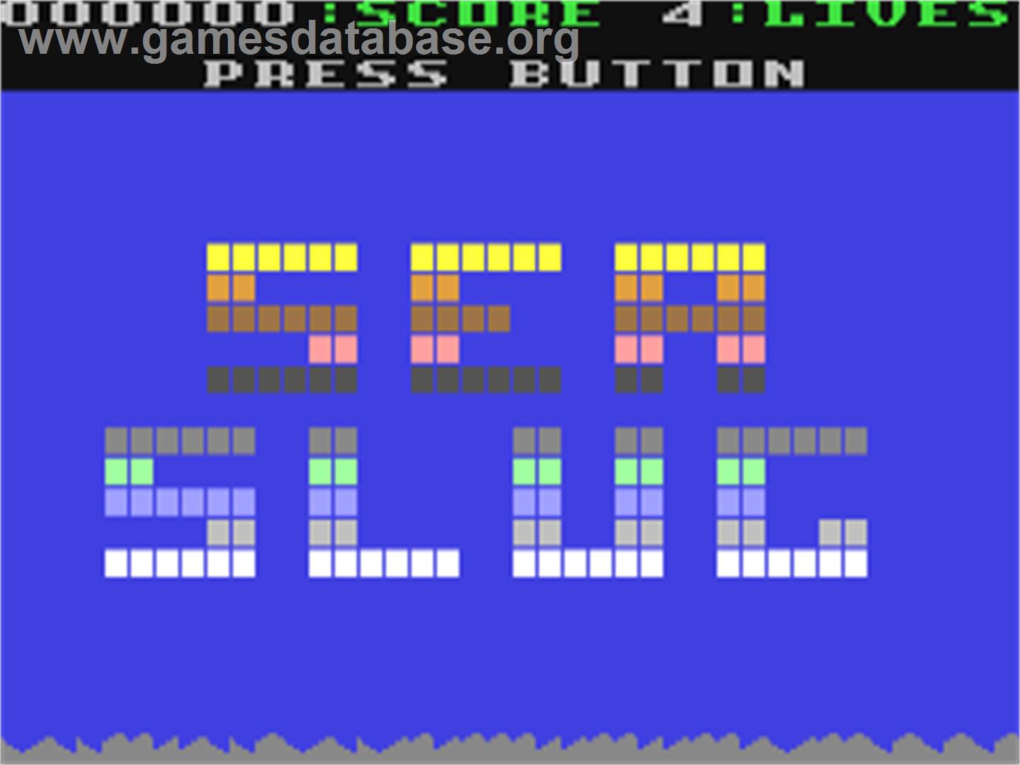 Sea Slug - Commodore 64 - Artwork - Title Screen