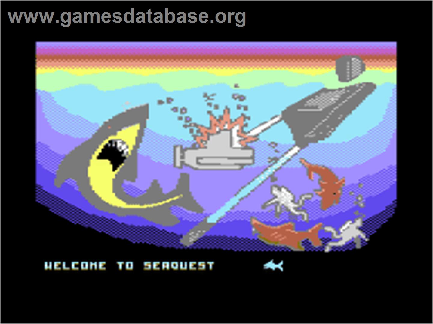 Seaquest - Commodore 64 - Artwork - Title Screen