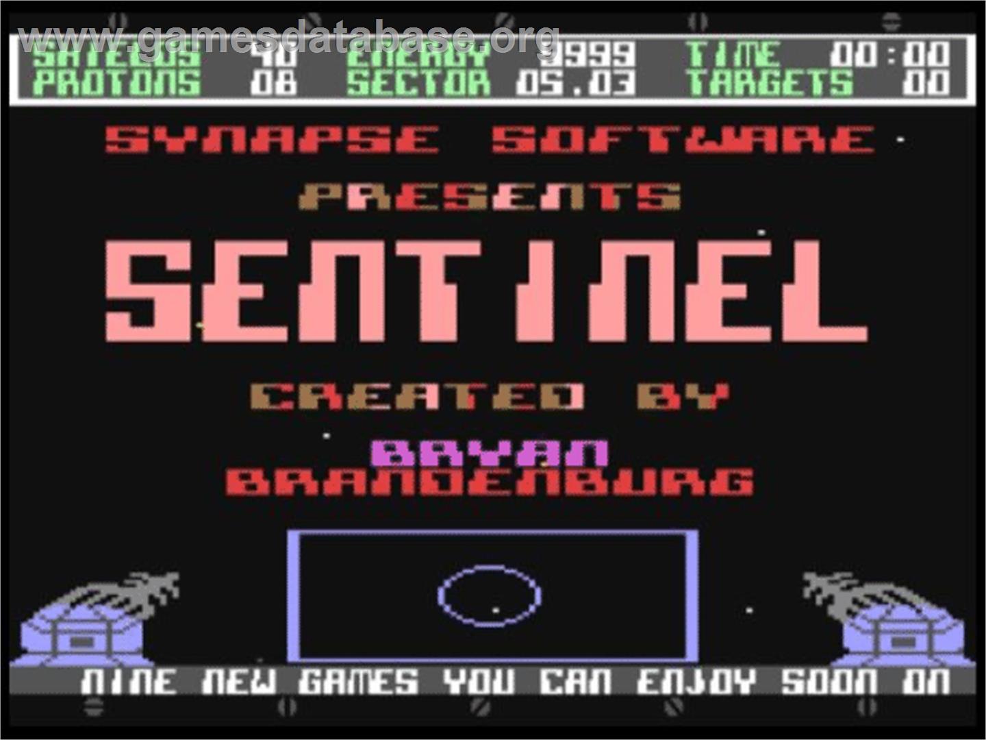 Sentinel (Loadstar) - Commodore 64 - Artwork - Title Screen