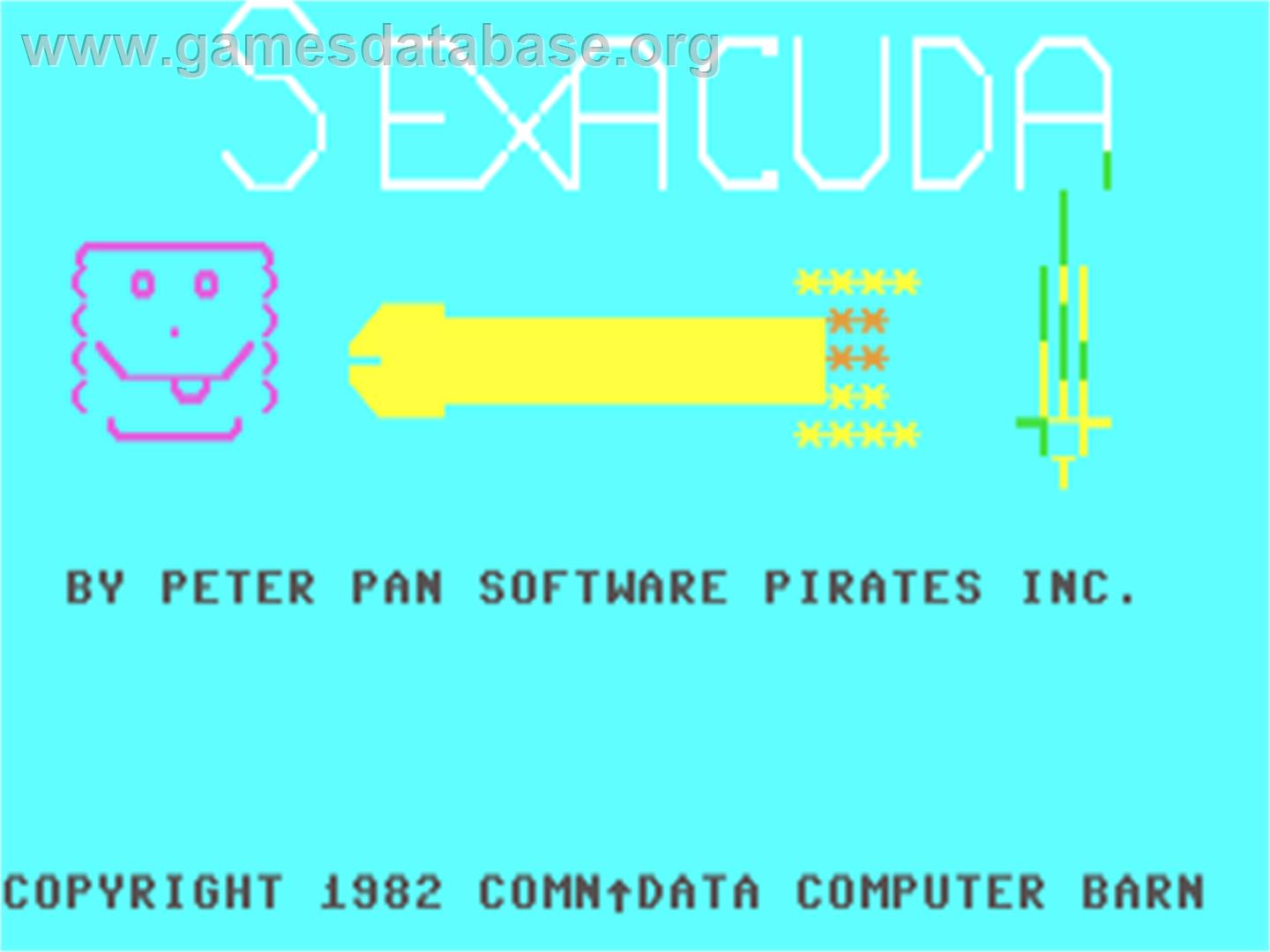 Sexacuda - Commodore 64 - Artwork - Title Screen