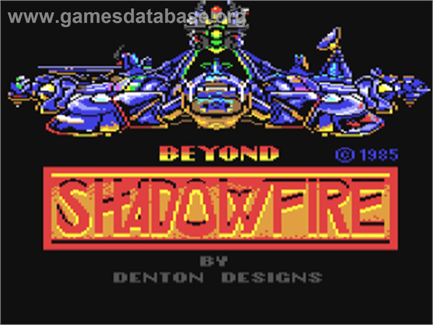 Shadowfire - Commodore 64 - Artwork - Title Screen