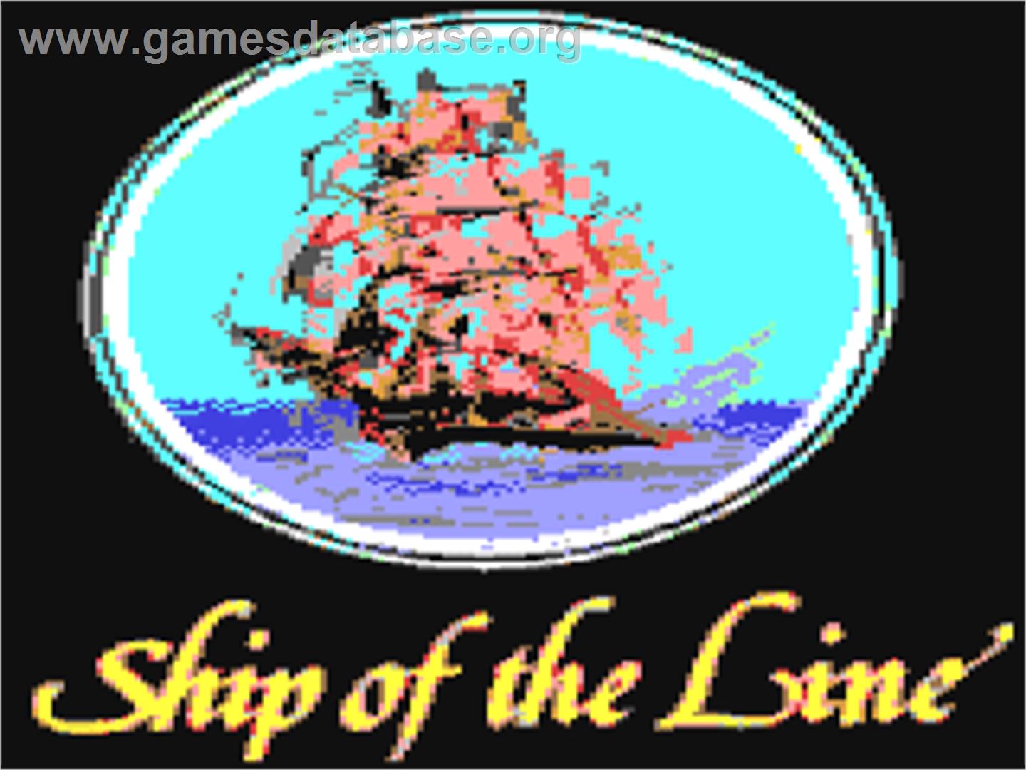 Ship of the Line - Commodore 64 - Artwork - Title Screen