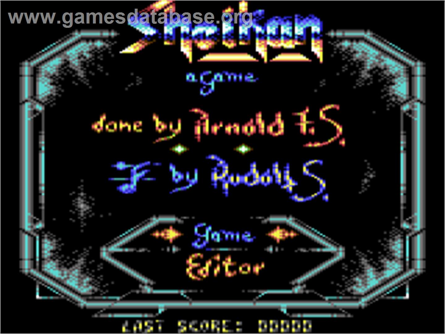 Shoikan - Commodore 64 - Artwork - Title Screen