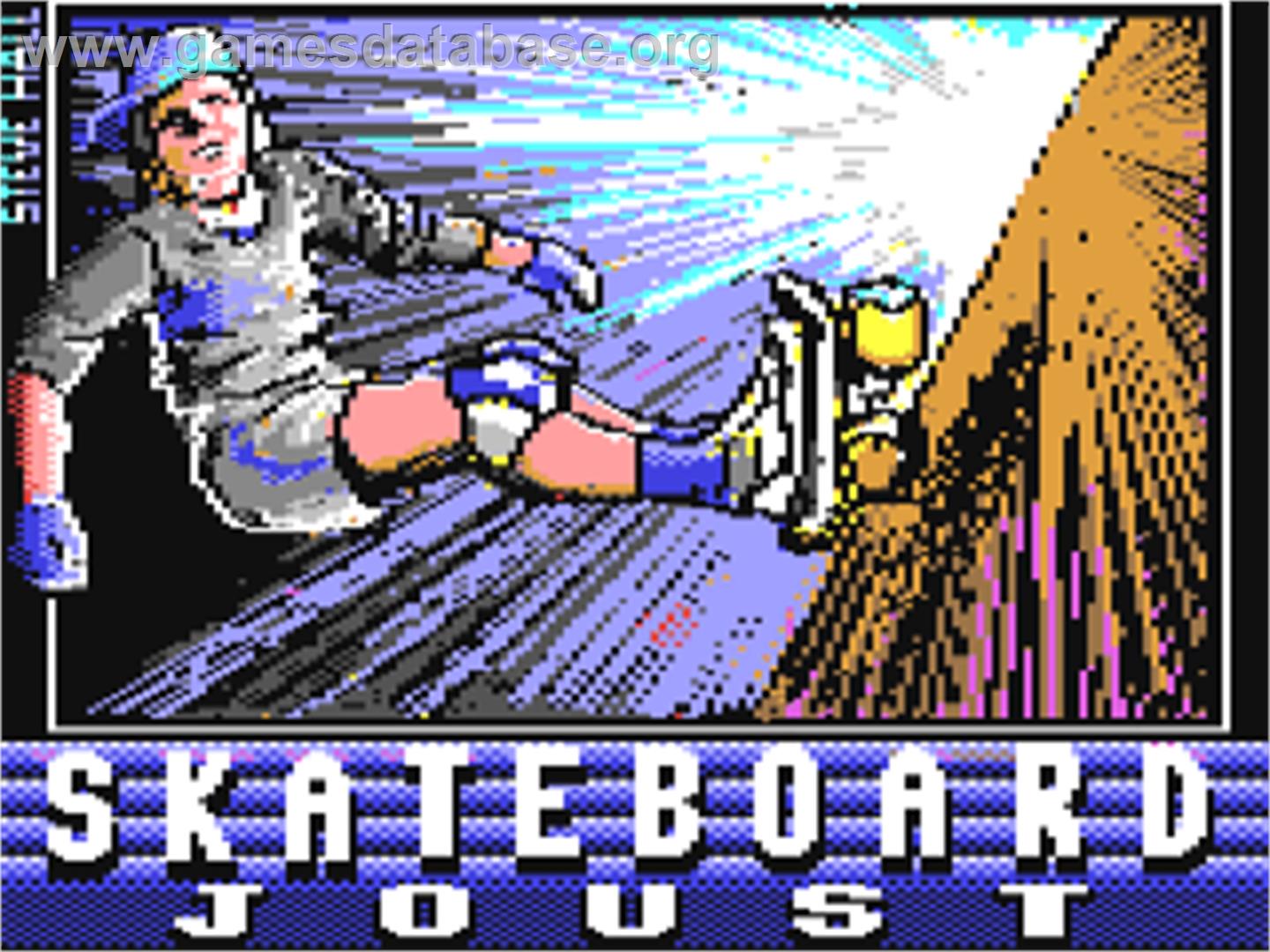 Skateboard Joust - Commodore 64 - Artwork - Title Screen