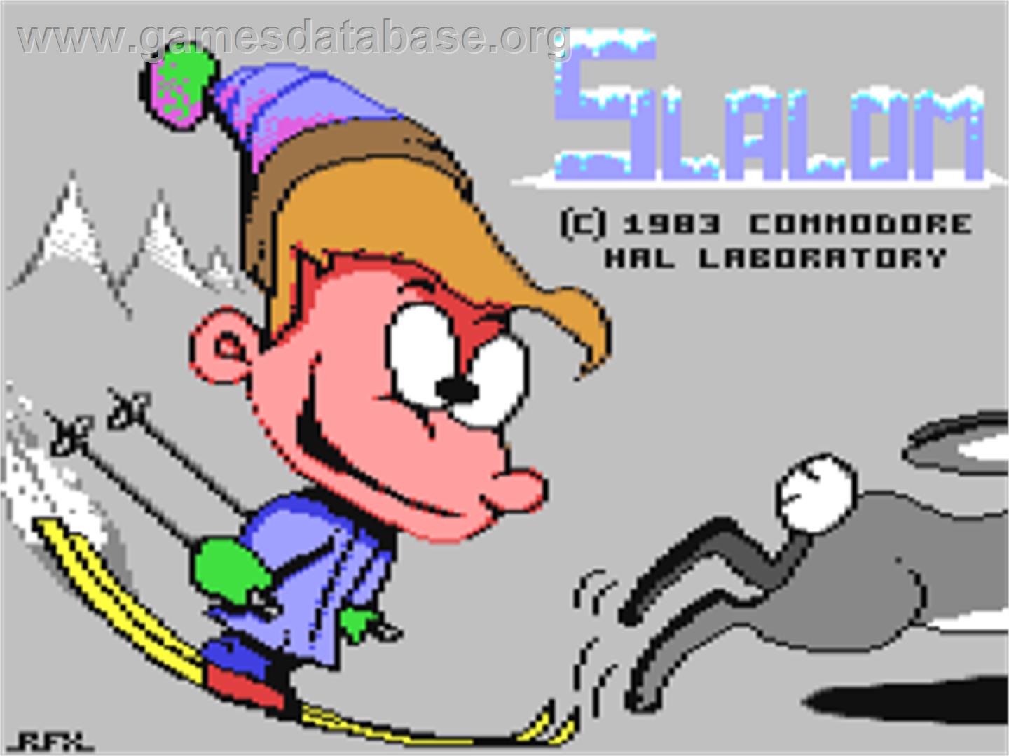 Ski - Commodore 64 - Artwork - Title Screen