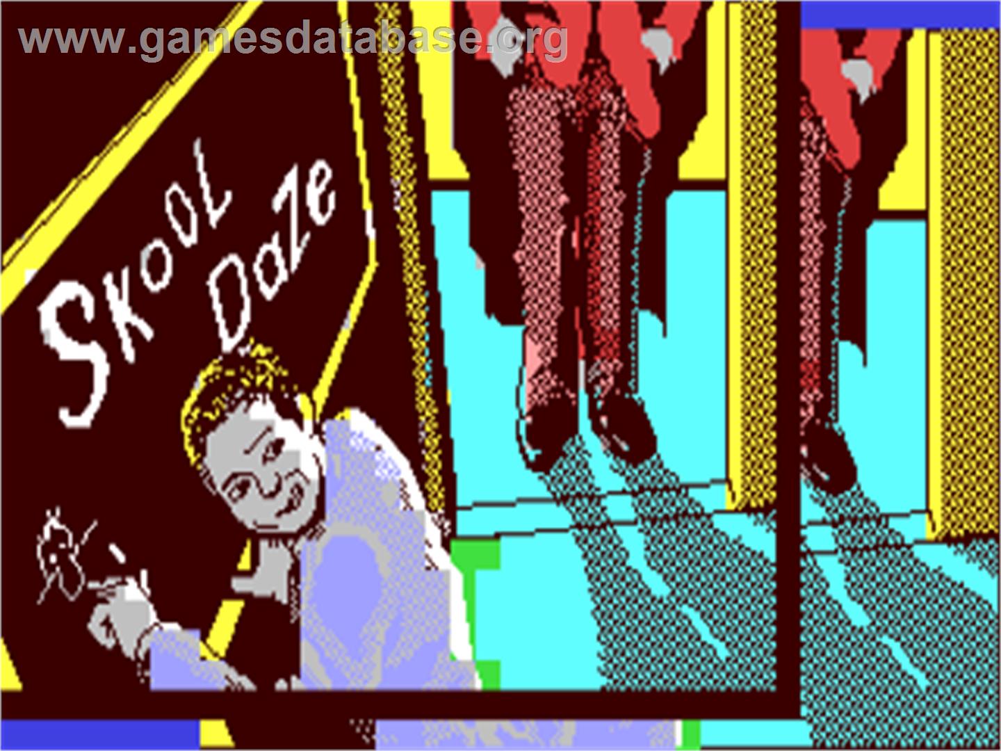 Skool Daze - Commodore 64 - Artwork - Title Screen