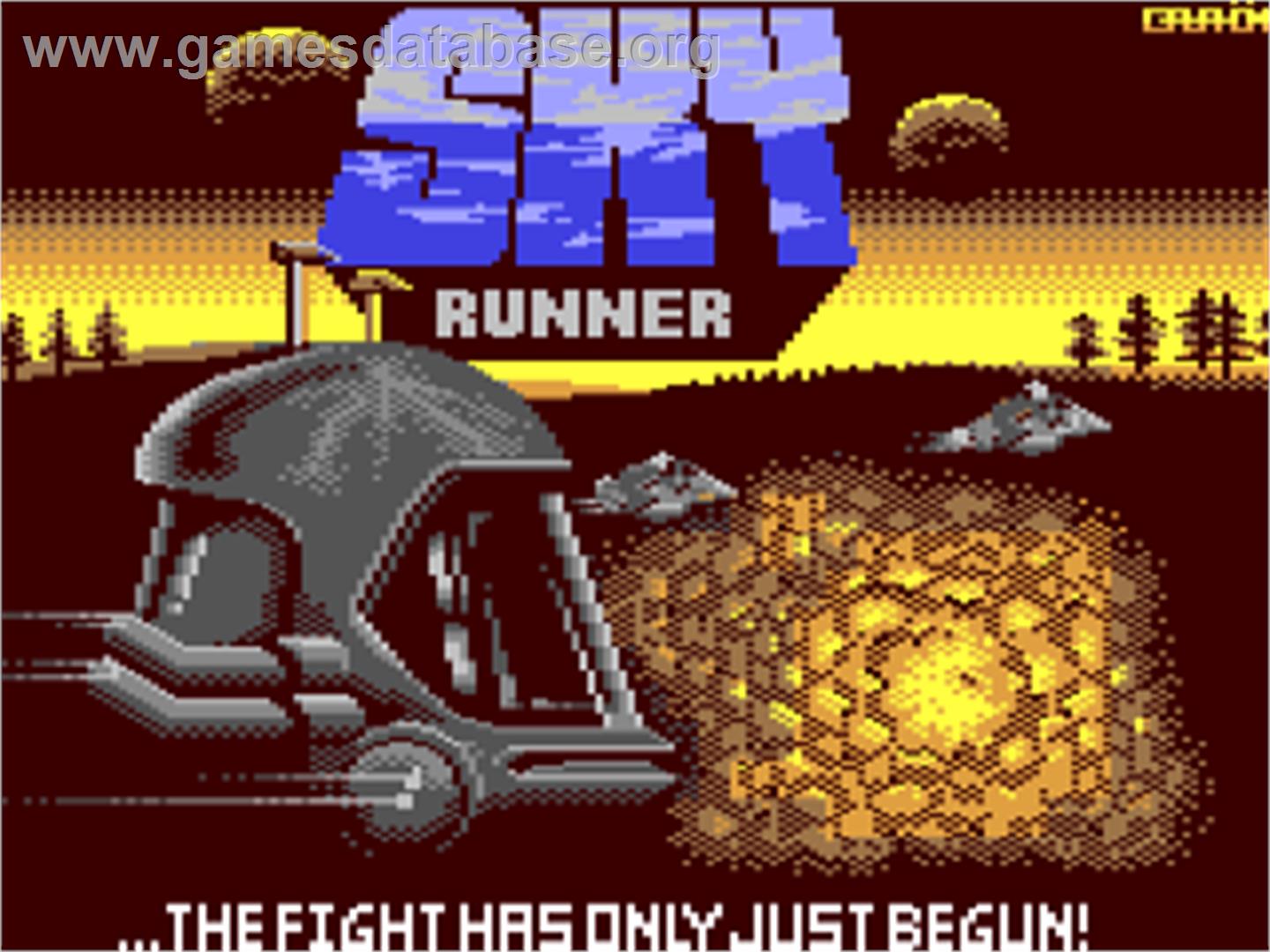 Sky Runner - Commodore 64 - Artwork - Title Screen
