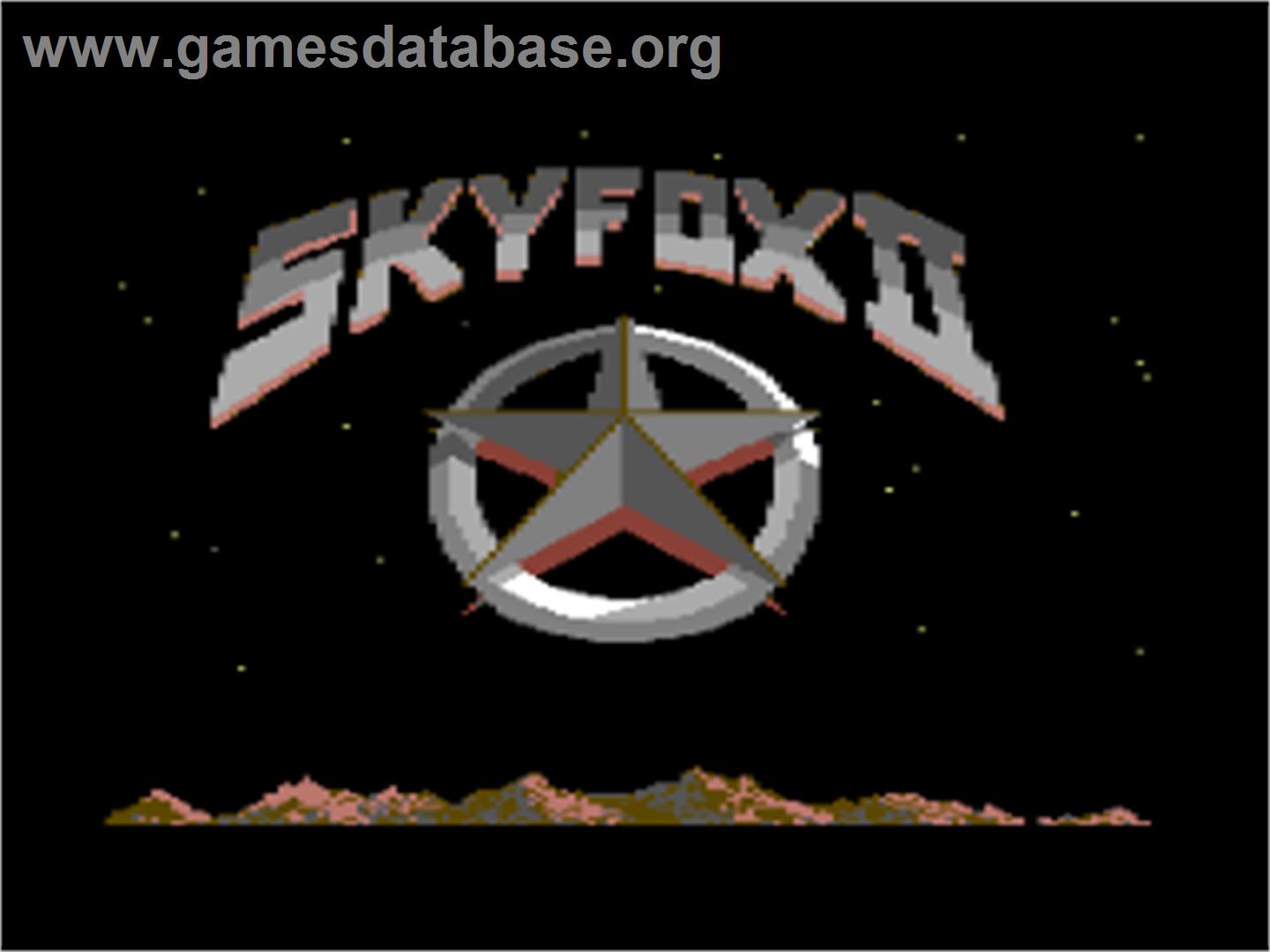 Skyfox II: The Cygnus Conflict - Commodore 64 - Artwork - Title Screen