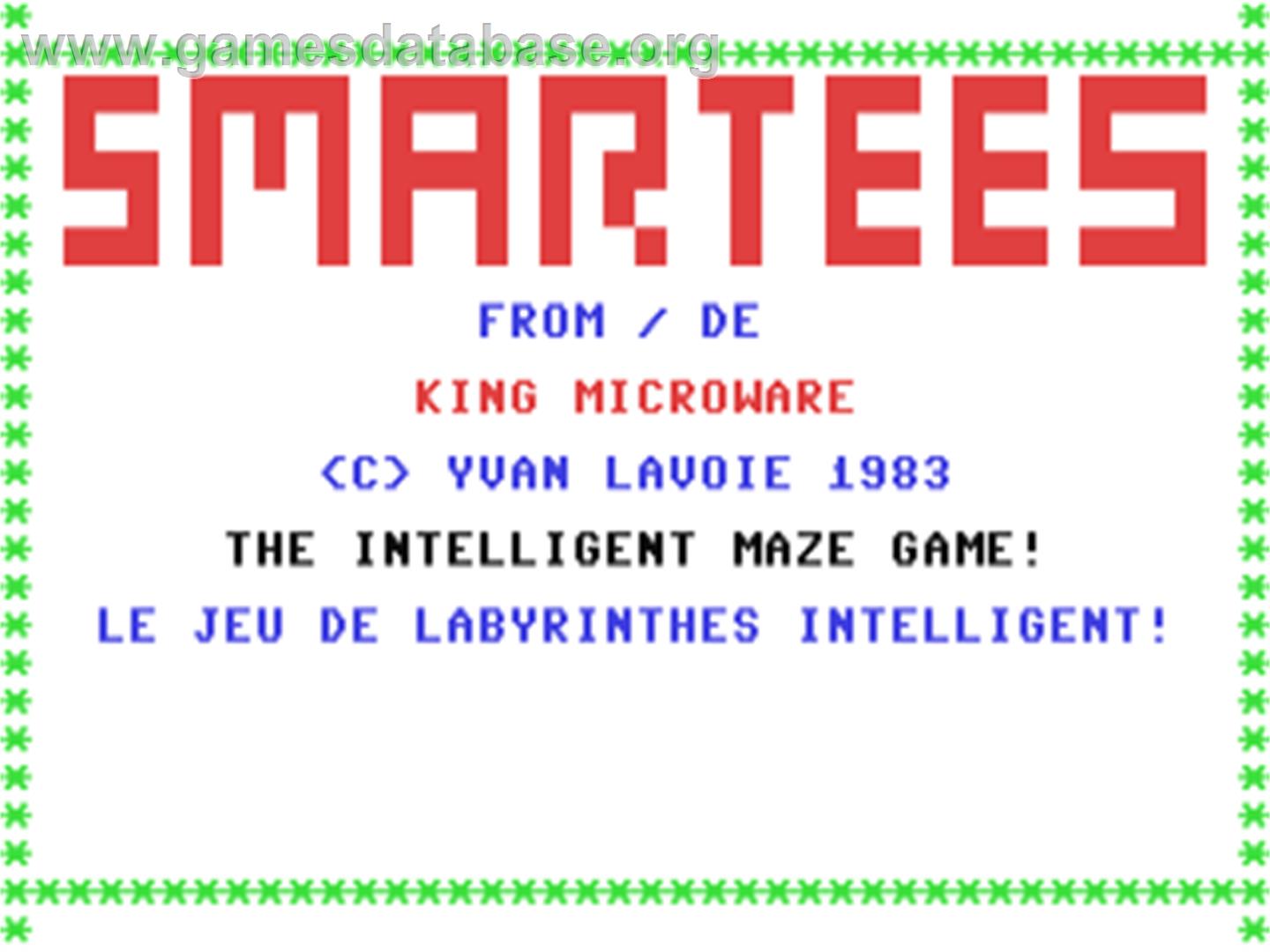 Smartees - Commodore 64 - Artwork - Title Screen