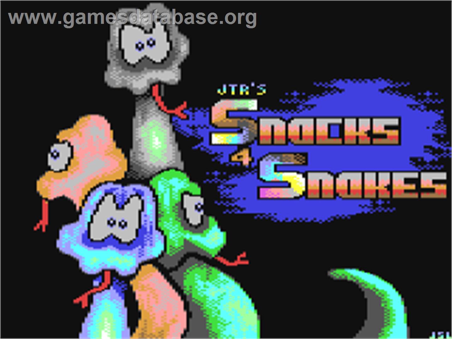 Snacks 4 Snakes - Commodore 64 - Artwork - Title Screen