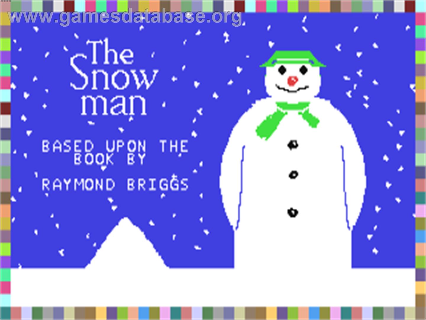 Snowman - Commodore 64 - Artwork - Title Screen