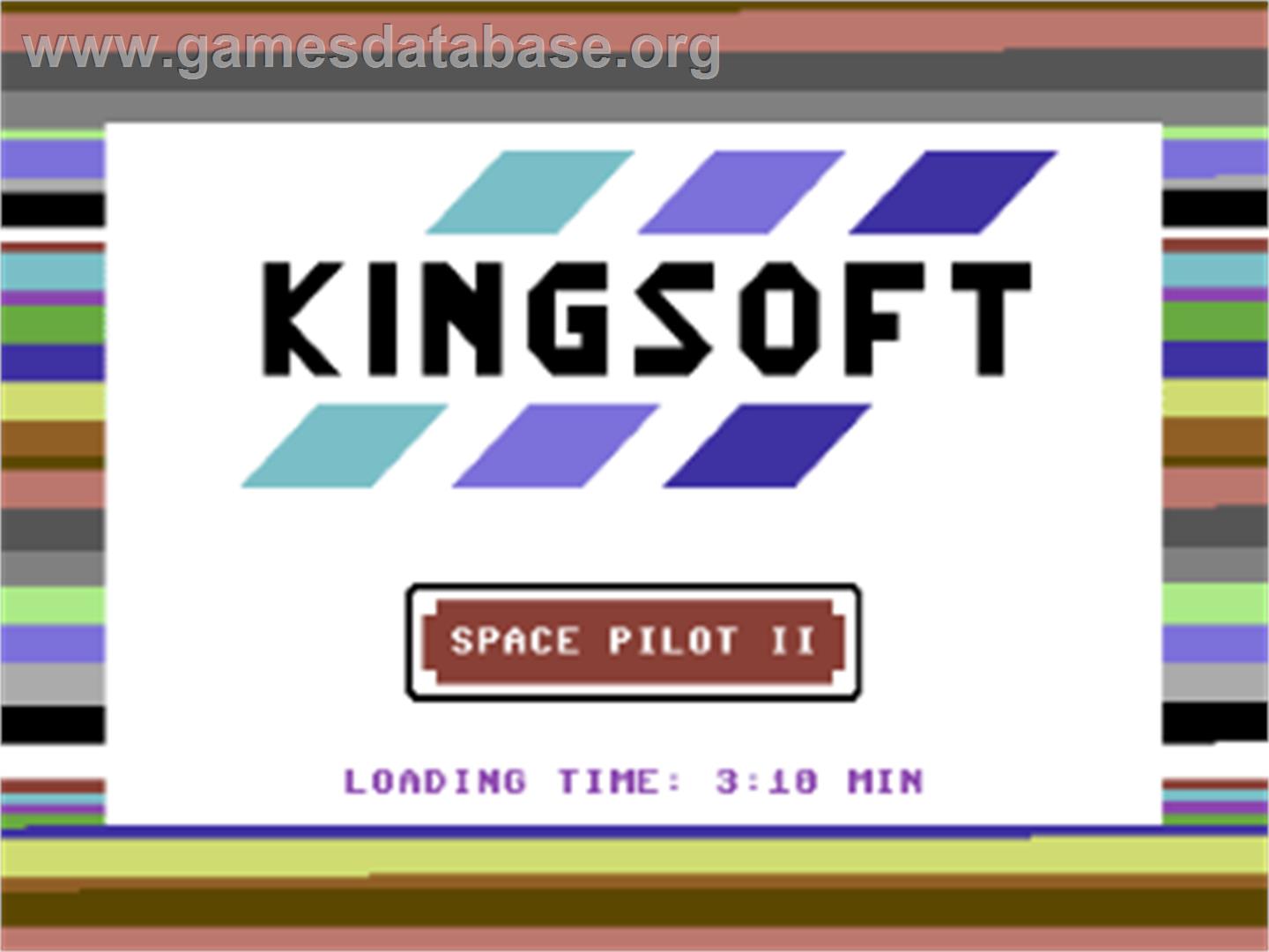 Space-pilot 2 - Commodore 64 - Artwork - Title Screen