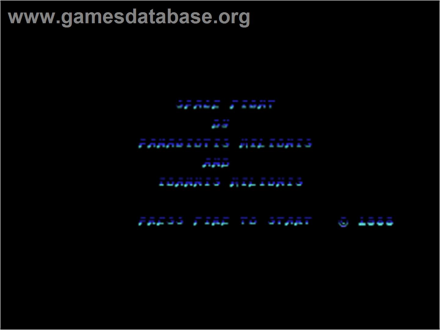 Space Fight - Commodore 64 - Artwork - Title Screen