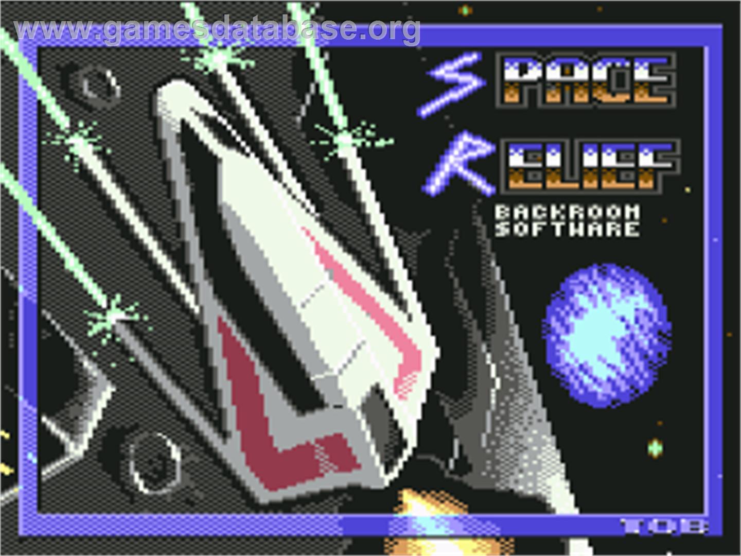 Space Relief - Commodore 64 - Artwork - Title Screen