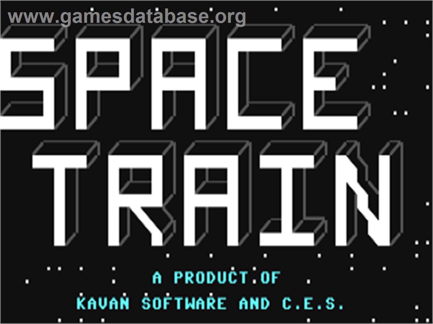 Space Train - Commodore 64 - Artwork - Title Screen
