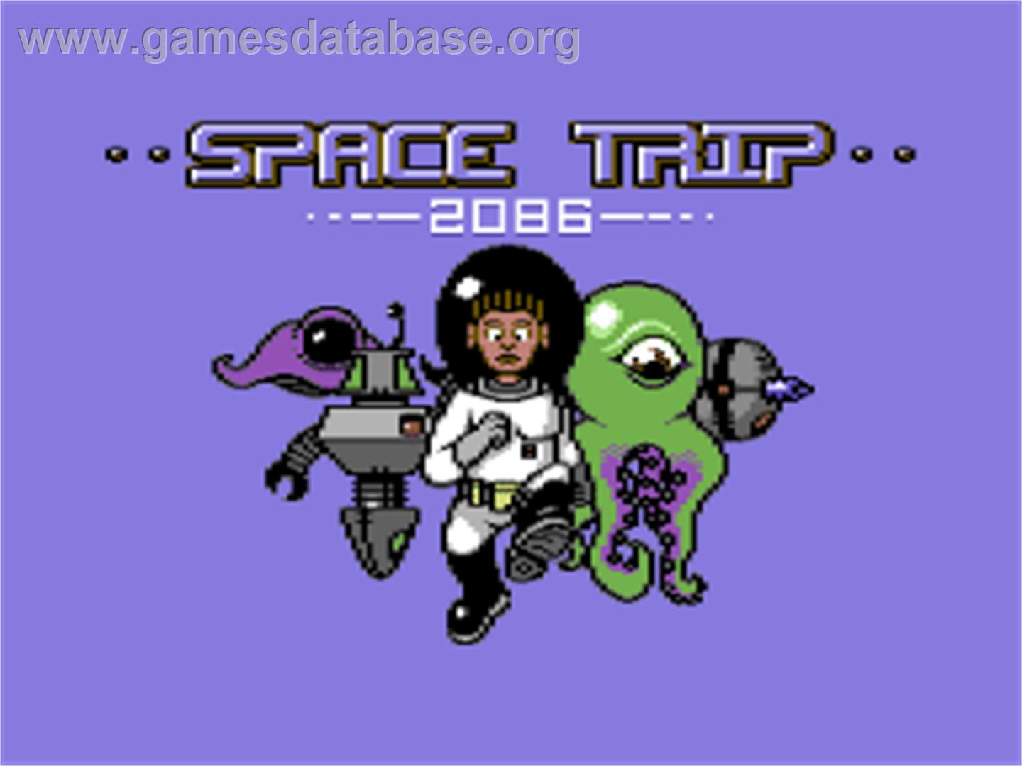 Space Trip 2086 - Commodore 64 - Artwork - Title Screen