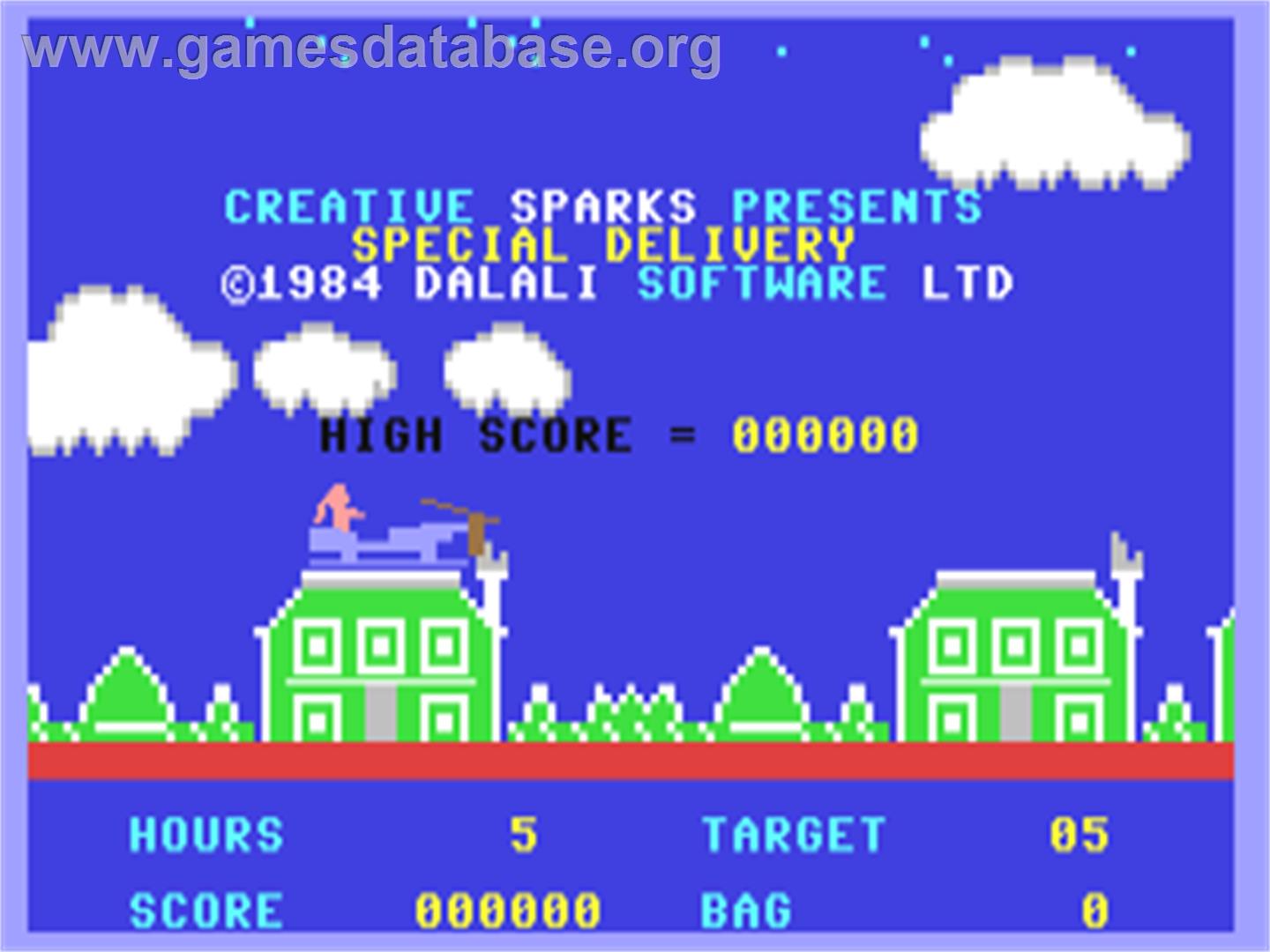 Special Delivery: Santa's Christmas Chaos - Commodore 64 - Artwork - Title Screen