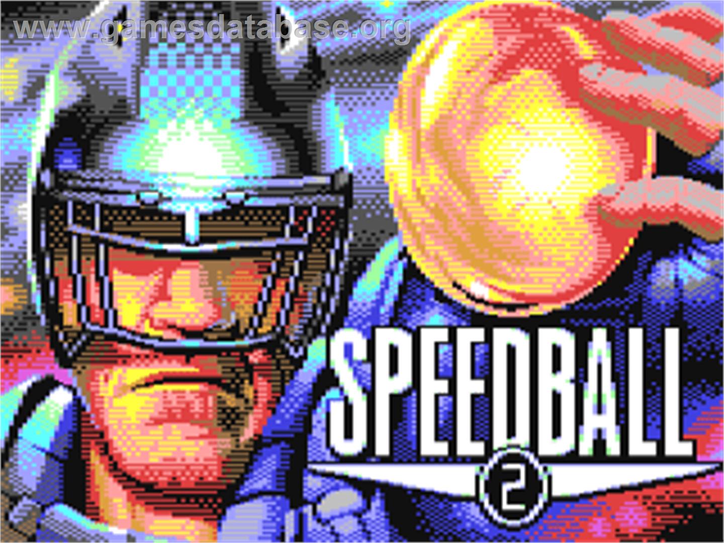 Speedball 2 - Brutal Deluxe - Commodore 64 - Artwork - Title Screen