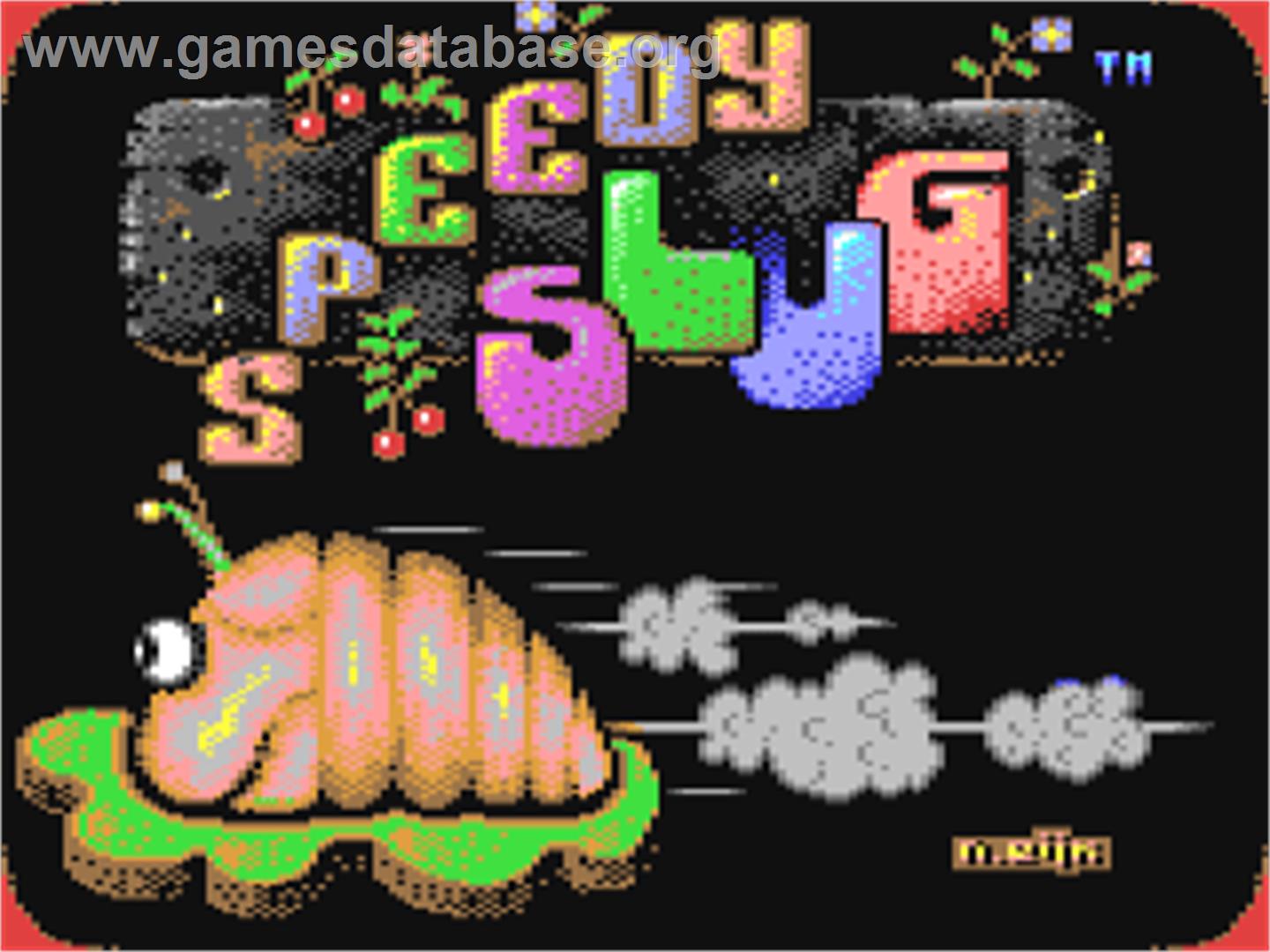 Speedy Slug - Commodore 64 - Artwork - Title Screen