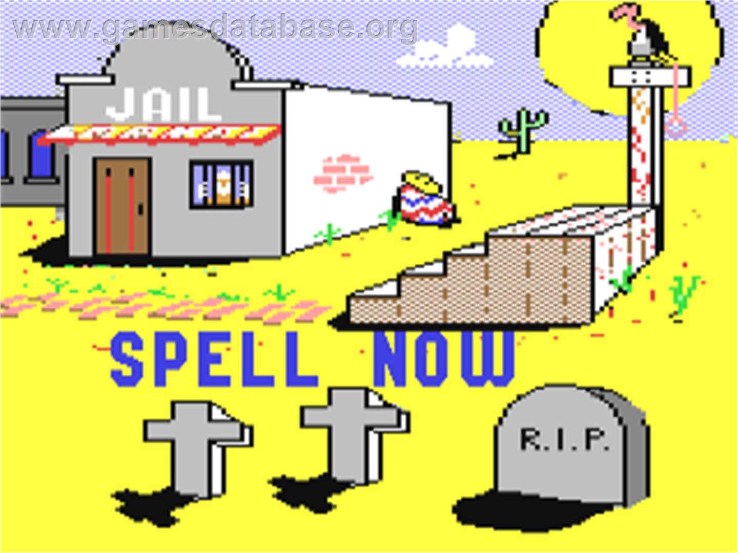 Spell Now - Commodore 64 - Artwork - Title Screen