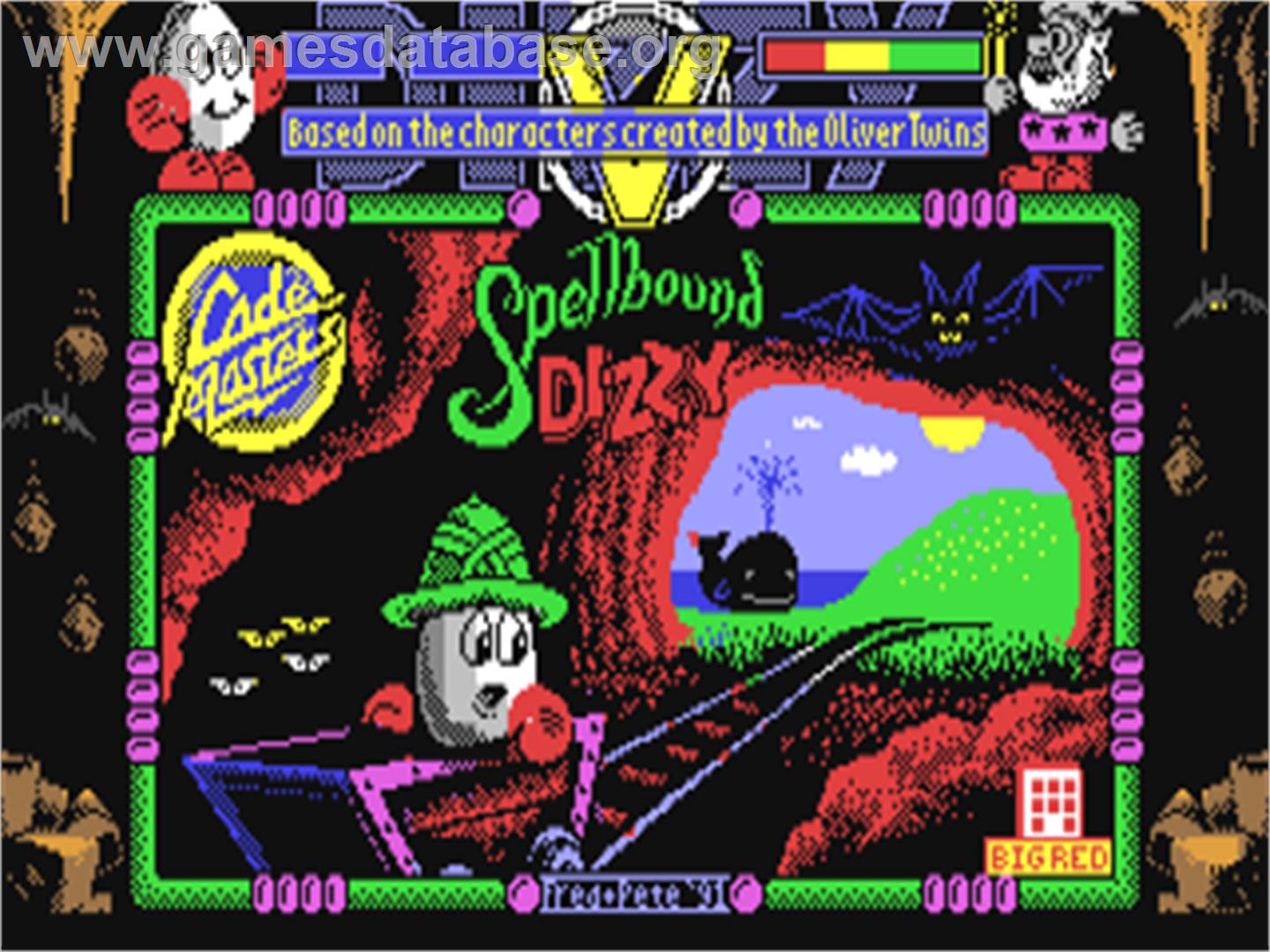 Spellbound Dizzy - Commodore 64 - Artwork - Title Screen