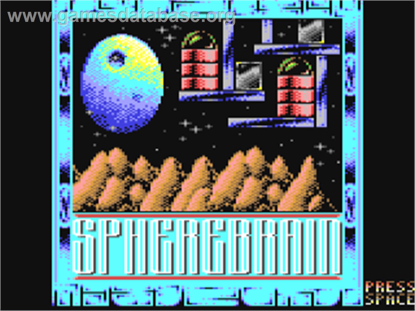 Spherebrain - Commodore 64 - Artwork - Title Screen