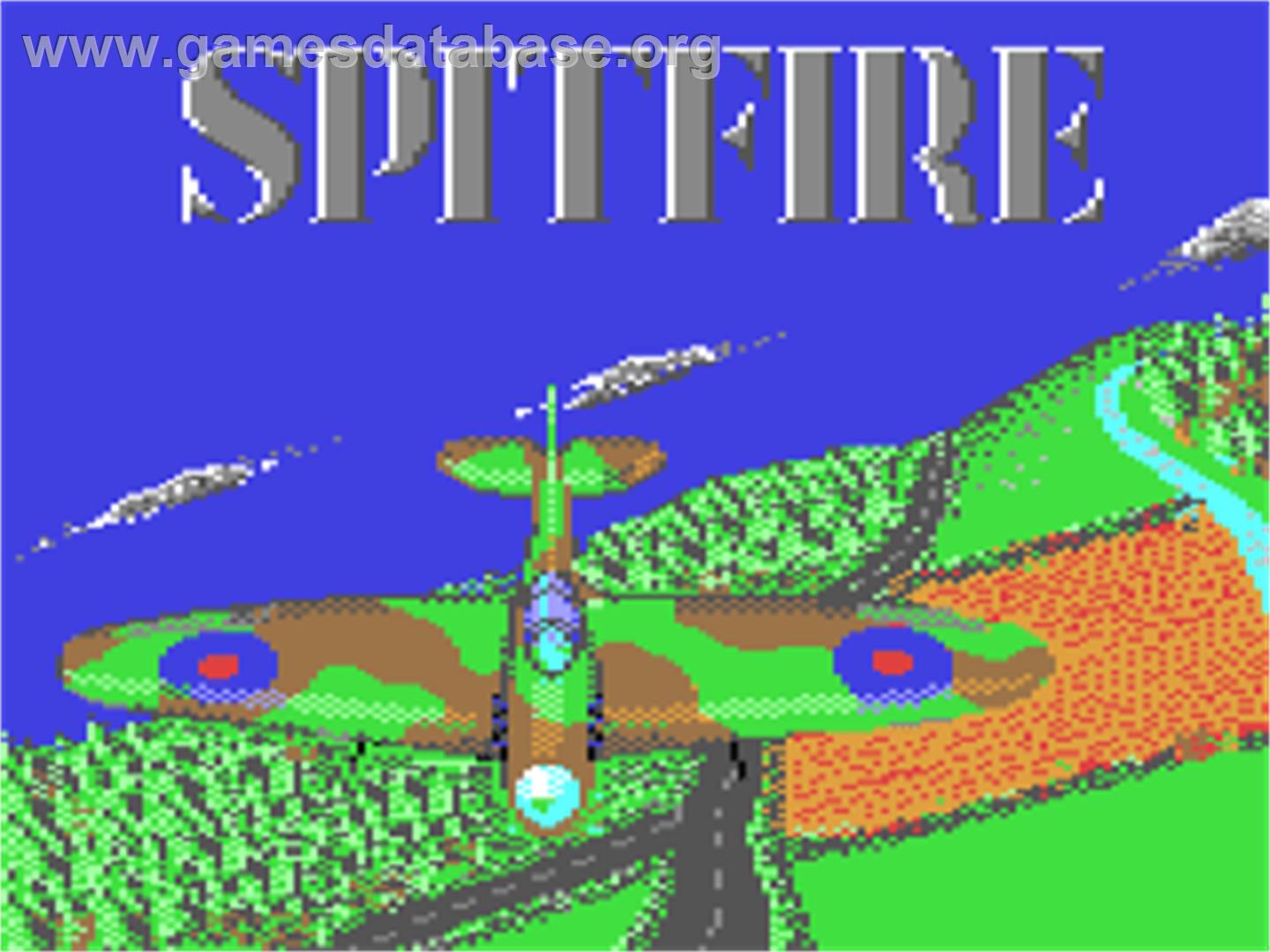 Spitfire - Commodore 64 - Artwork - Title Screen