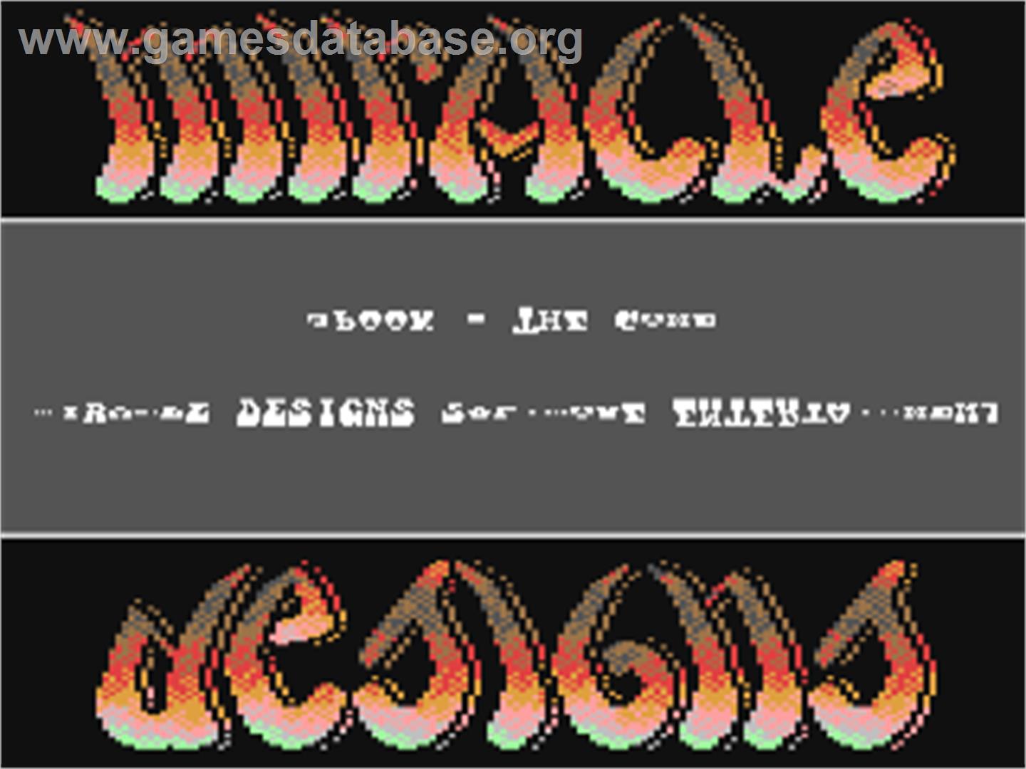 Spook - The Game - Commodore 64 - Artwork - Title Screen
