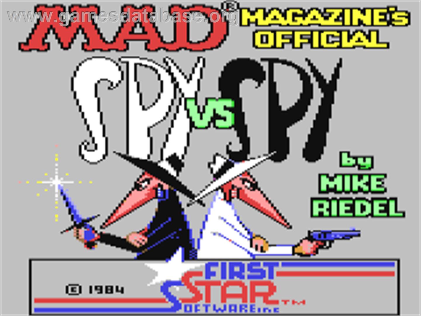 Spy vs Spy: The Island Caper - Commodore 64 - Artwork - Title Screen