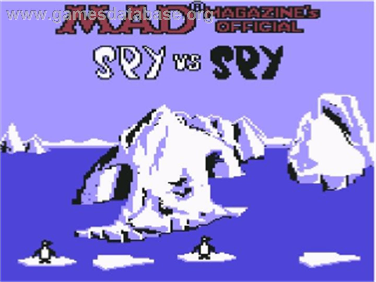 Spy vs Spy III: Arctic Antics - Commodore 64 - Artwork - Title Screen