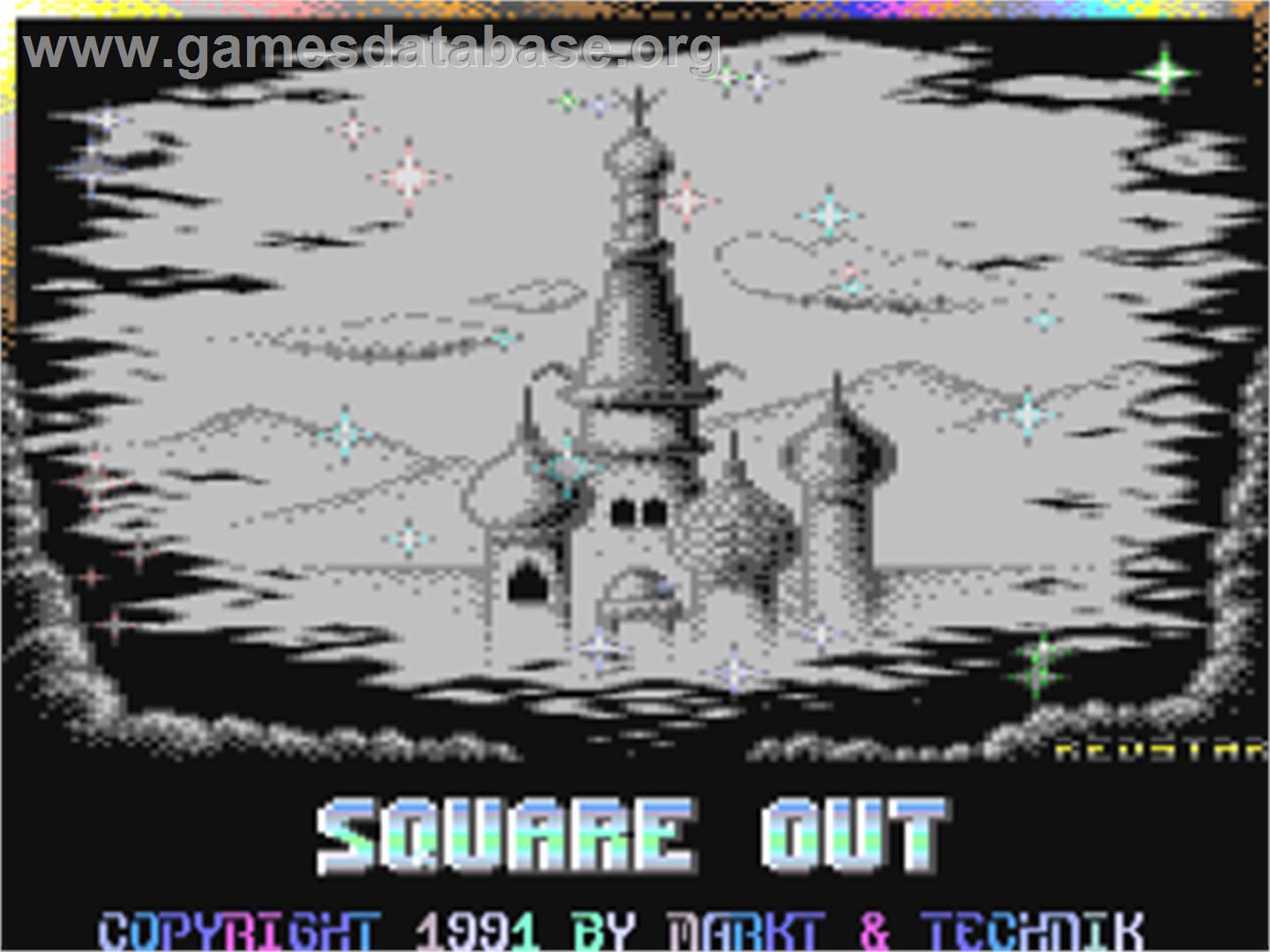 Square Out - Commodore 64 - Artwork - Title Screen