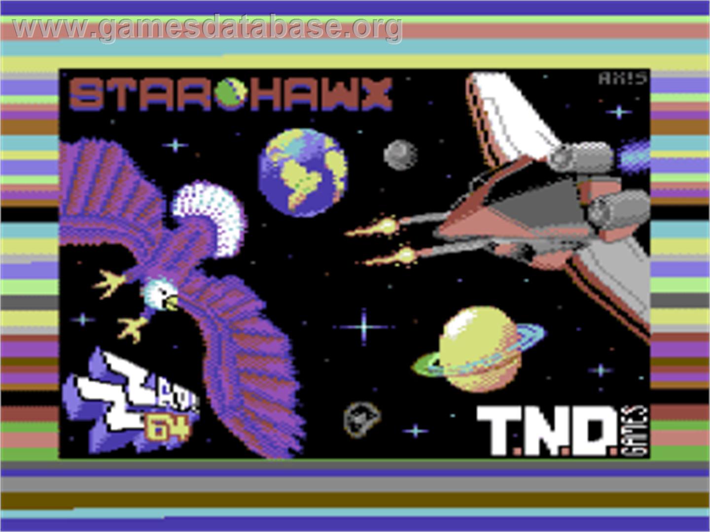 Star Hawx - Commodore 64 - Artwork - Title Screen